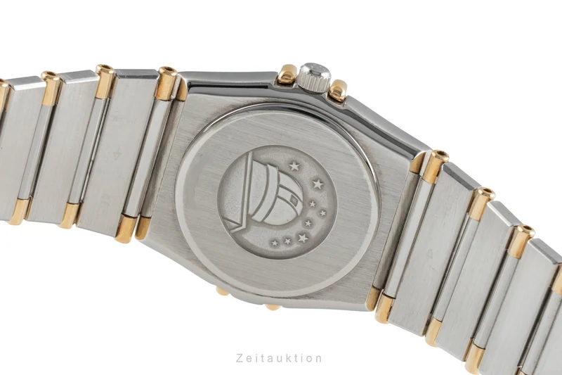 Omega Constellation steel / gold quartz women's watch 895.1080.1 LP: 9600EUR [2504490]