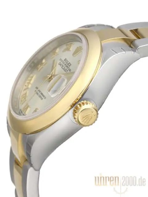 Rolex Datejust 28 Stahl Gold 279163 Silber Römisch