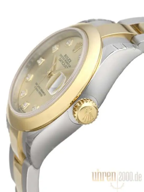 Rolex Datejust 28 Stahl Gold 279163 Champagner Diamant