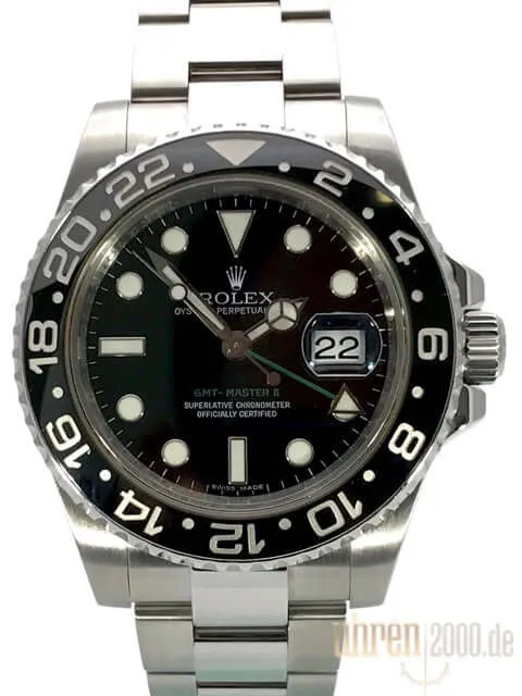 Rolex GMT-Master II Edelstahl 116710LN aus 2010
