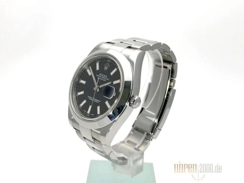 Rolex Datejust II 41 Edelstahl 116300 Schwarz aus 2016