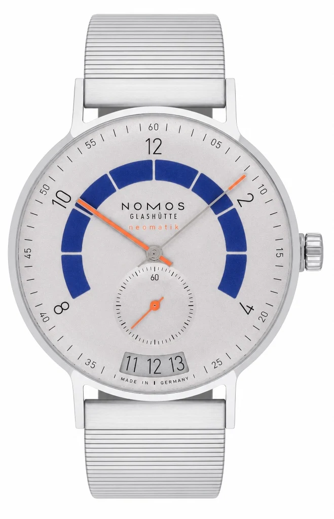 NOMOS Glashütte Autobahn neomatik 41 Datum sportgrau