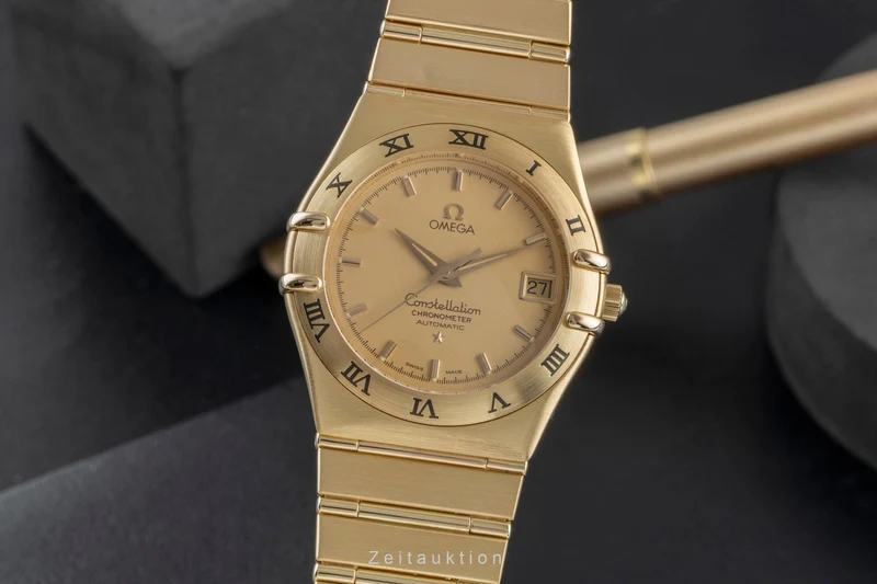 Omega Constellation 18 ct gold automatic men's watch 1102.10.00 LP: 45800EUR [2505613]