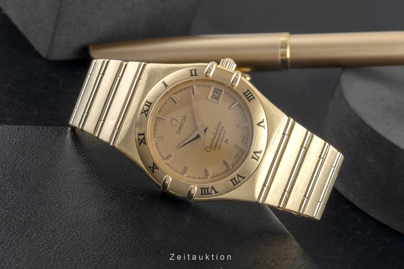 Omega Constellation 18 ct gold automatic men's watch 1102.10.00 LP: 45800EUR [2505613]