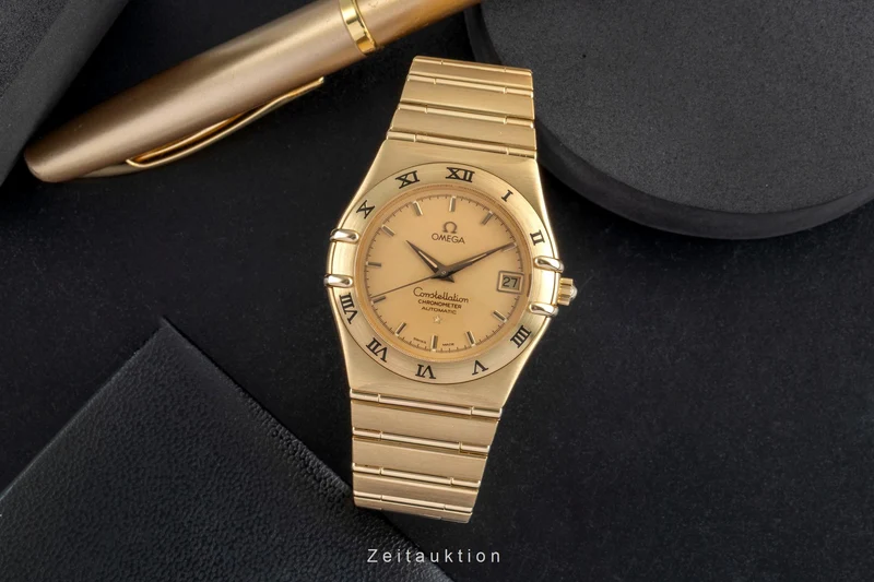 Omega Constellation 18 ct gold automatic men's watch 1102.10.00 LP: 45800EUR [2505613]
