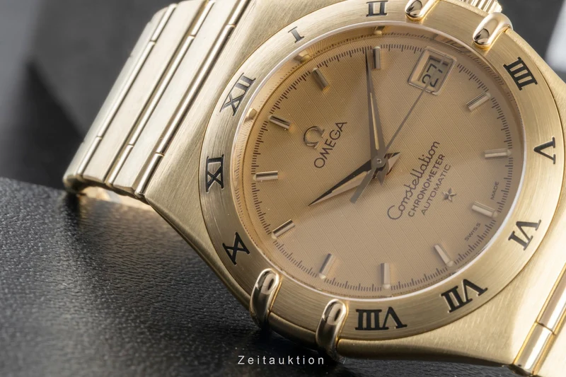 Omega Constellation 18 ct gold automatic men's watch 1102.10.00 LP: 45800EUR [2505613]