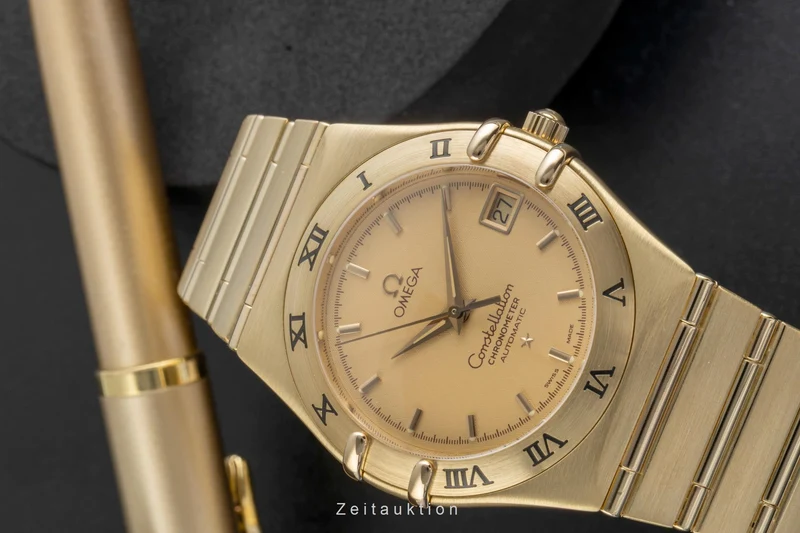 Omega Constellation 18 ct gold automatic men's watch 1102.10.00 LP: 45800EUR [2505613]