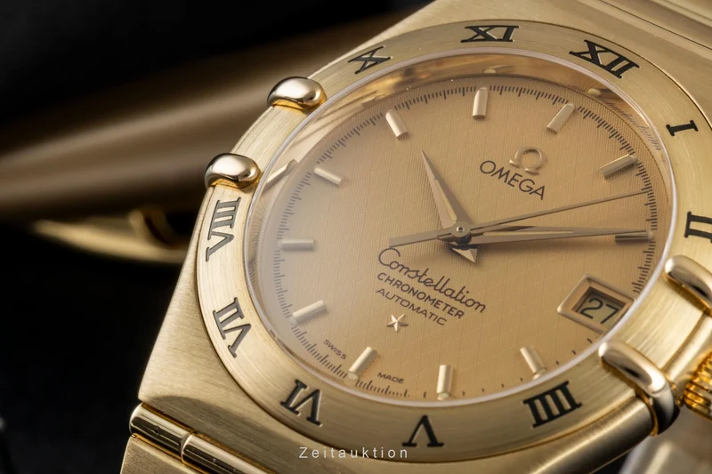 Omega Constellation 18 ct gold automatic men's watch 1102.10.00 LP: 45800EUR [2505613]