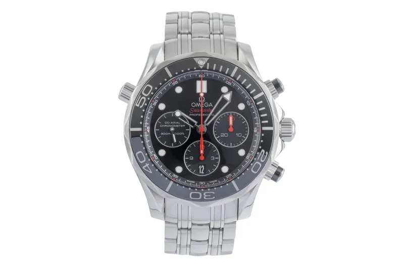 Omega Seamaster chronograph steel automatic men's watch 212.30.44.50.01.001 [2505740]