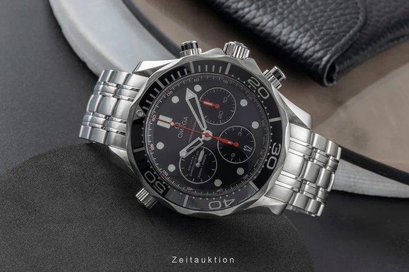 Omega Seamaster chronograph steel automatic men's watch 212.30.44.50.01.001 [2505740]