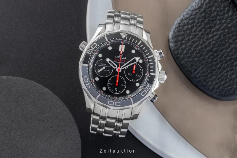 Omega Seamaster chronograph steel automatic men's watch 212.30.44.50.01.001 [2505740]