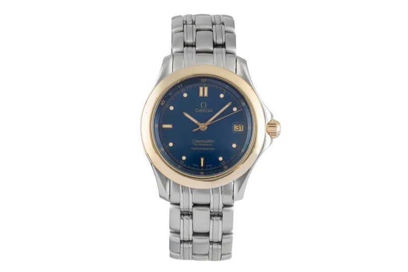 Omega Seamaster steel / gold automatic men's watch 168.1501 [2505104]