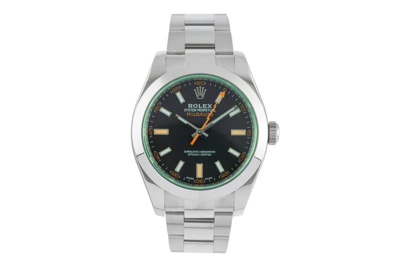 Rolex Milgauss steel automatic men's watch 116400GV [2505750]