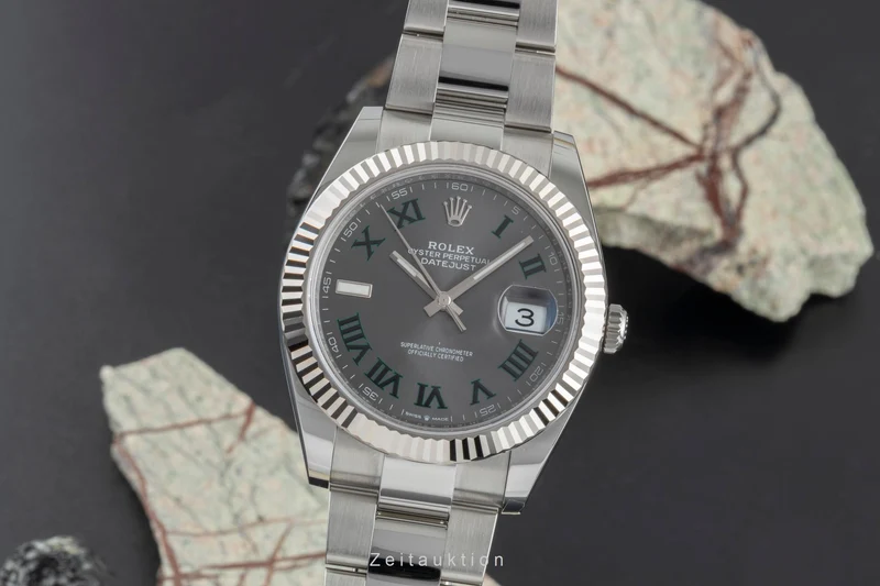 Rolex Datejust steel / white gold automatic men's watch 126334 [2505739]
