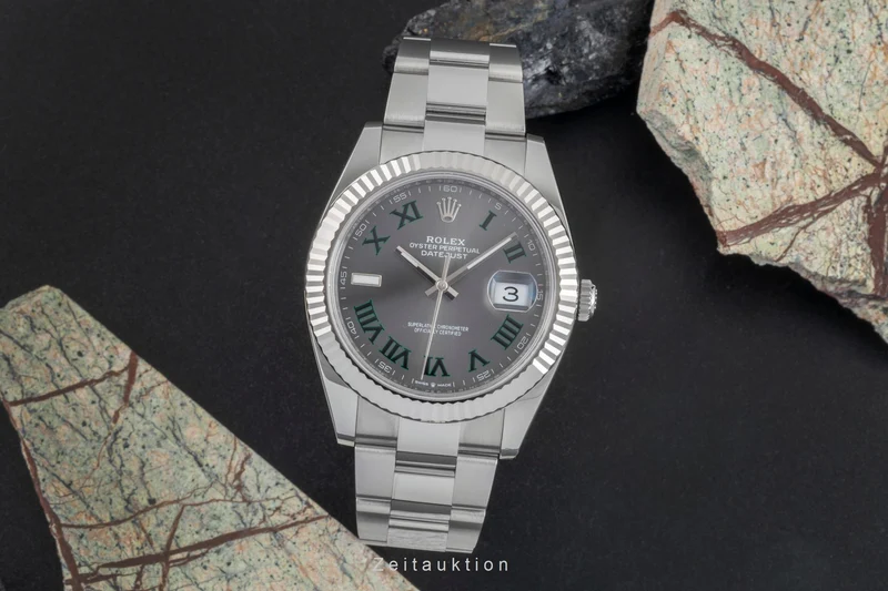 Rolex Datejust steel / white gold automatic men's watch 126334 [2505739]