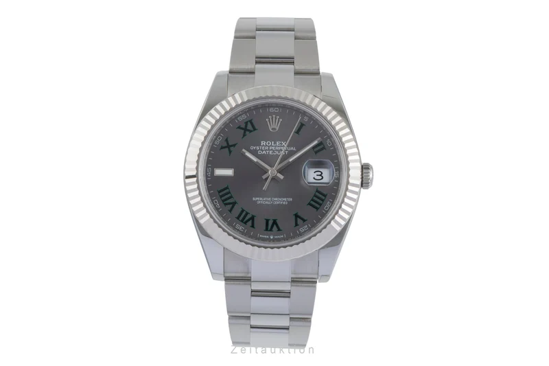 Rolex Datejust steel / white gold automatic men's watch 126334 [2505739]