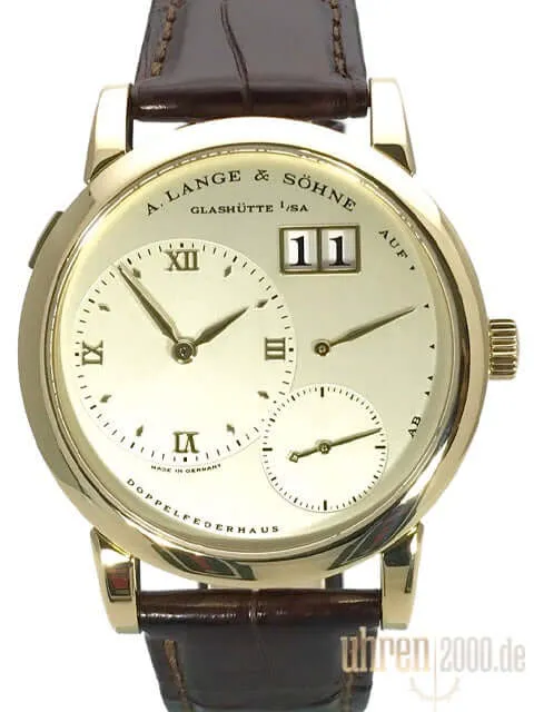 A. Lange & Söhne Lange 1 Ref. 101.021 mit Gelbgold Faltschließe