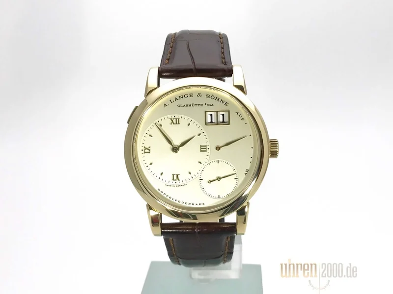 A. Lange & Söhne Lange 1 Ref. 101.021 mit Gelbgold Faltschließe