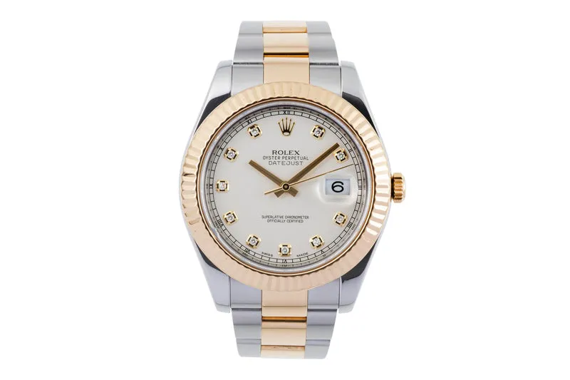 Rolex Datejust steel / gold automatic men's watch 116333 [2505589]