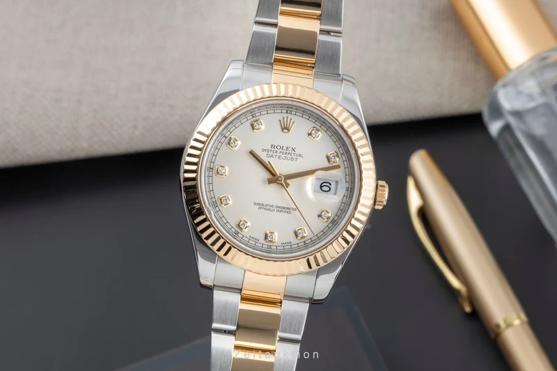 Rolex Datejust steel / gold automatic men's watch 116333 [2505589]
