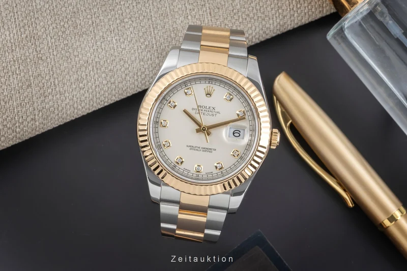 Rolex Datejust steel / gold automatic men's watch 116333 [2505589]