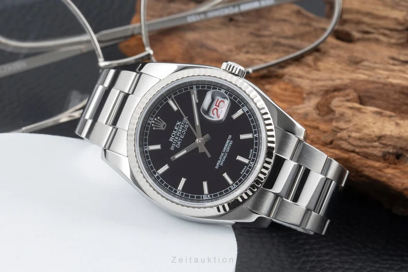 Rolex Datejust steel / white gold automatic men's watch 116234 [2505487]
