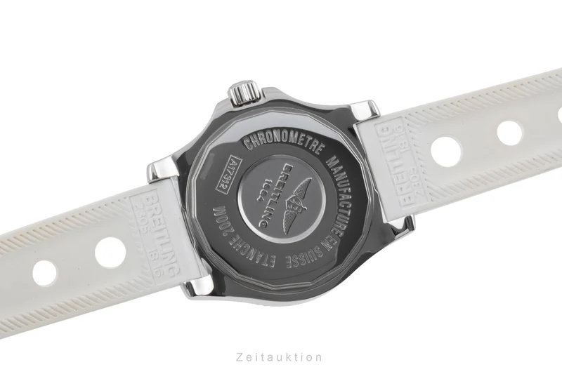 Breitling Superocean steel automatic women's watch A17312D2/A775 LP: 5050EUR [2505054]