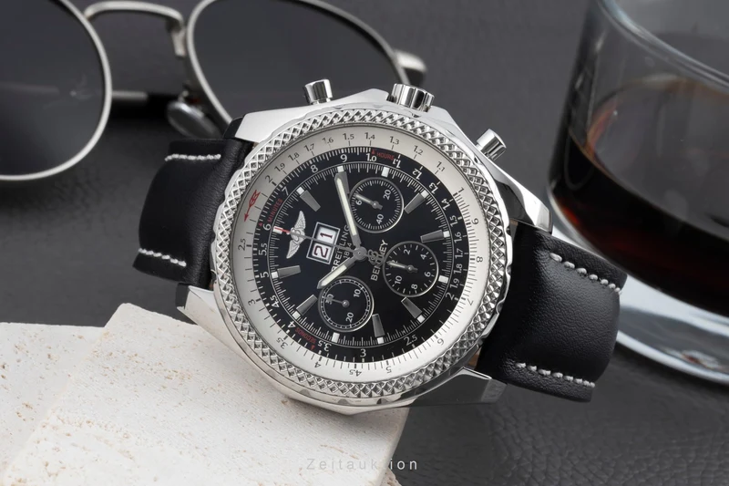 Breitling Bentley 6.75 chronograph steel automatic men's watch A44362 [2505544]
