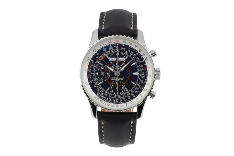 Breitling Montbrillant Datora chronograph steel automatic men's watch A21330 [2504813]