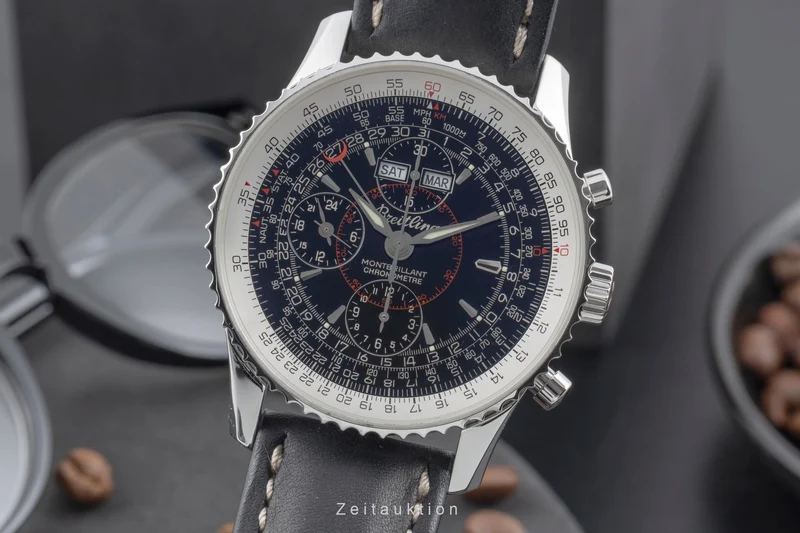Breitling Montbrillant Datora chronograph steel automatic men's watch A21330 [2504813]