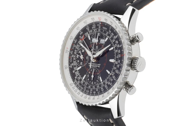 Breitling Montbrillant Datora chronograph steel automatic men's watch A21330 [2504813]
