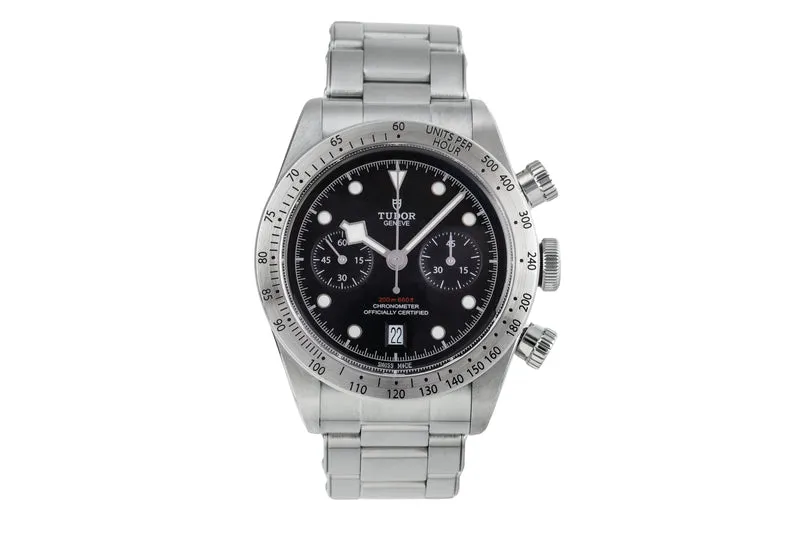 Tudor Heritage Chronograph chronograph steel automatic men's watch 79350 LP: 5760EUR [2504349]