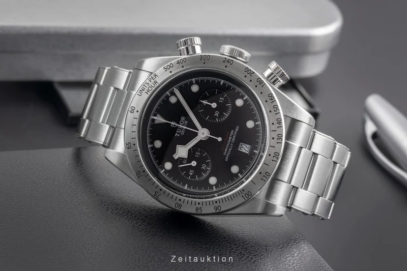 Tudor Heritage Chronograph chronograph steel automatic men's watch 79350 LP: 5760EUR [2504349]