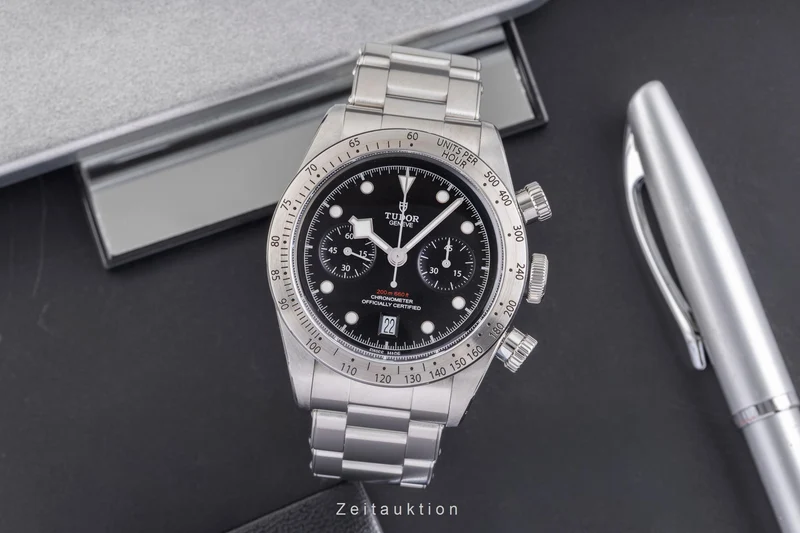 Tudor Heritage Chronograph chronograph steel automatic men's watch 79350 LP: 5760EUR [2504349]