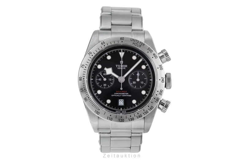 Tudor Heritage Chronograph chronograph steel automatic men's watch 79350 LP: 5760EUR [2504349]