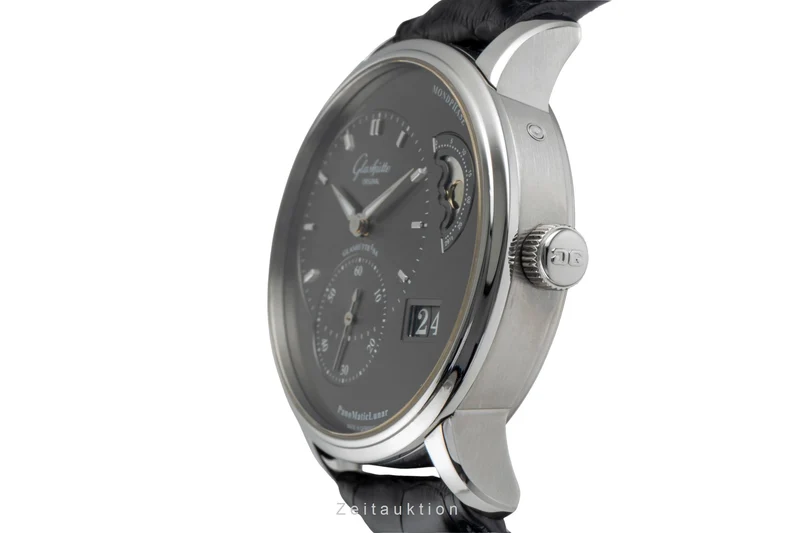 Glashütte PanoMaticLunar steel automatic men's watch 1-90-02-43-32-05 LP: 11400EUR [2505204]