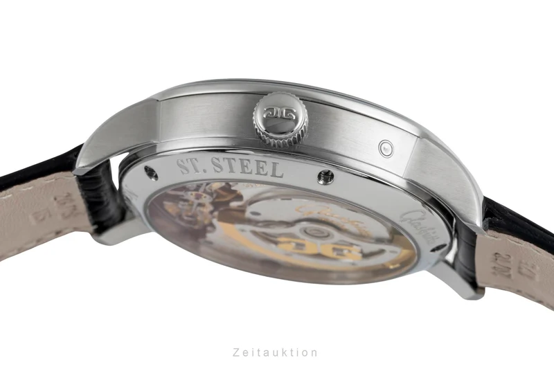 Glashütte PanoMaticLunar steel automatic men's watch 1-90-02-43-32-05 LP: 11400EUR [2505204]