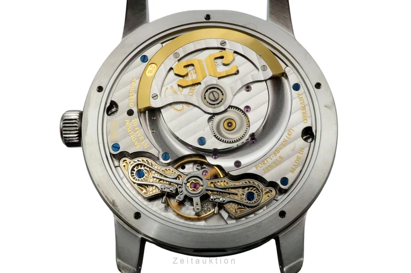 Glashütte PanoMaticLunar steel automatic men's watch 1-90-02-43-32-05 LP: 11400EUR [2505204]