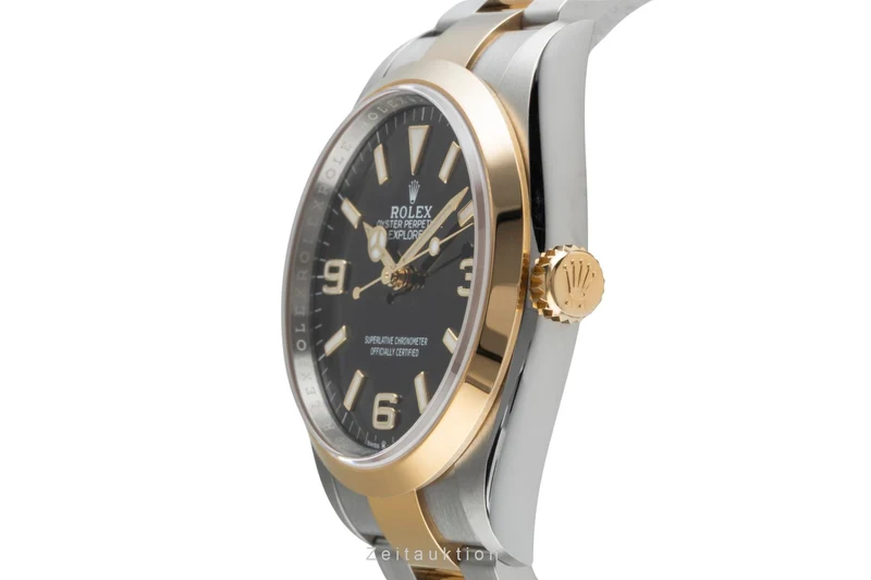 Rolex Explorer steel / gold automatic men's watch 124273 [2505623]