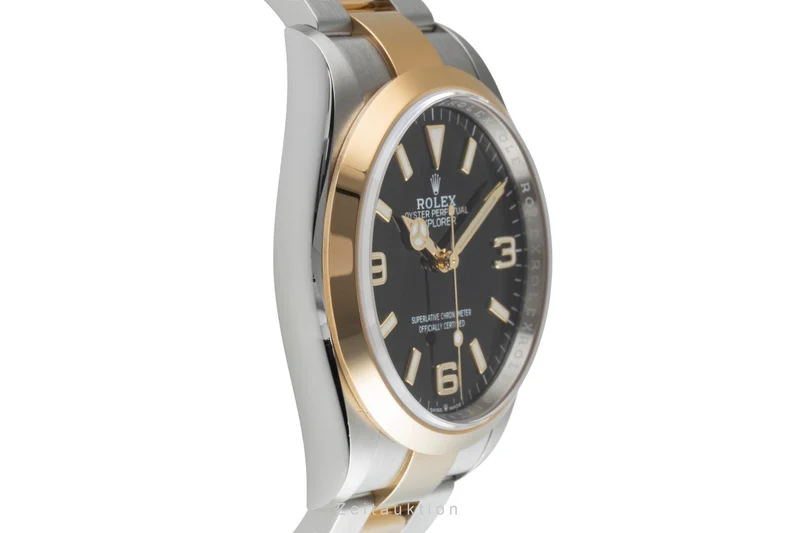Rolex Explorer steel / gold automatic men's watch 124273 [2505623]