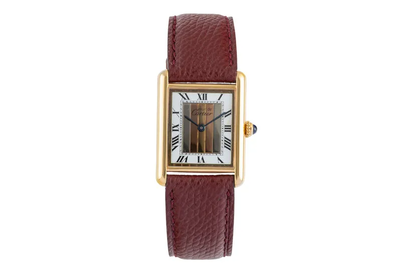 Cartier Tank silver-gilt quartz unisex 590005 [2504764]