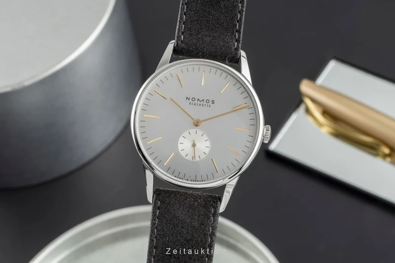 Nomos Orion steel manual winding men's watch 379 LP: 2260EUR [2505674]
