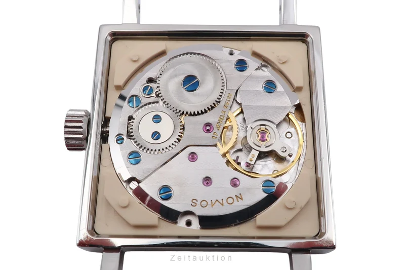 Nomos Tetra steel manual winding men's watch 401 [2505141]