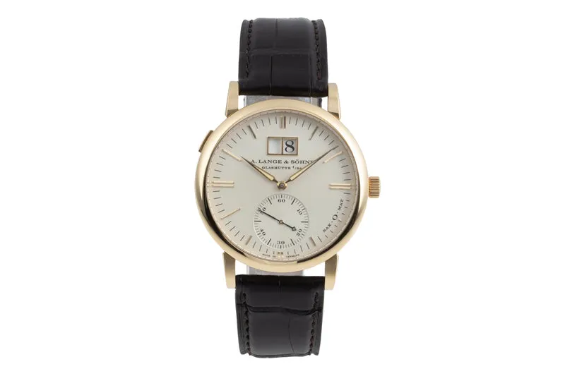 A. Lange & Söhne SAX-O-MAT 18 ct gold automatic men's watch 308.021 [2505086]