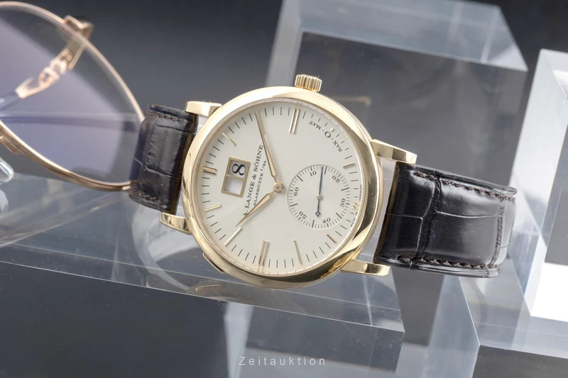 A. Lange & Söhne SAX-O-MAT 18 ct gold automatic men's watch 308.021 [2505086]