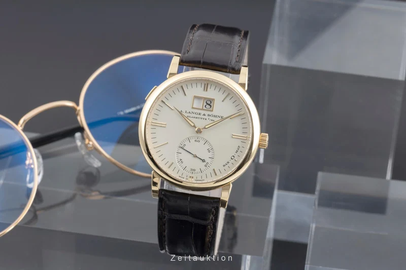 A. Lange & Söhne SAX-O-MAT 18 ct gold automatic men's watch 308.021 [2505086]