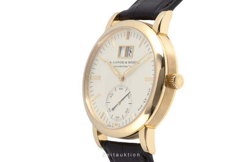 A. Lange & Söhne SAX-O-MAT 18 ct gold automatic men's watch 308.021 [2505086]
