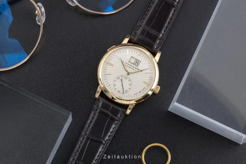 A. Lange & Söhne SAX-O-MAT 18 ct gold automatic men's watch 308.021 [2505086]