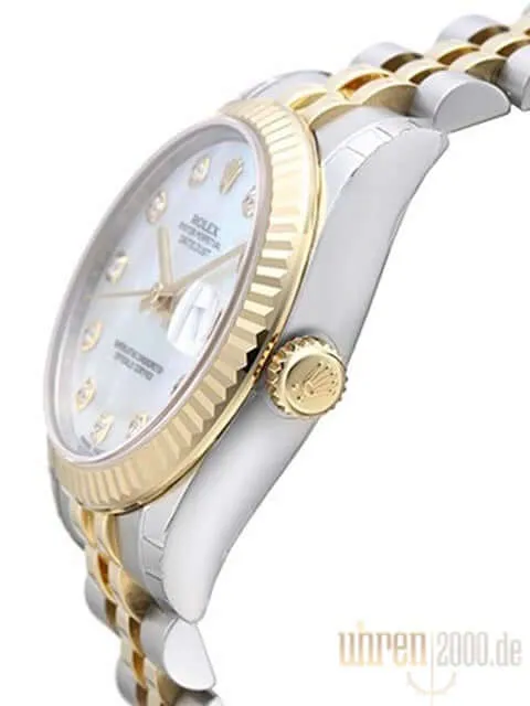 Rolex Datejust 31 178273 Perlmutt DIA Jubile-Band