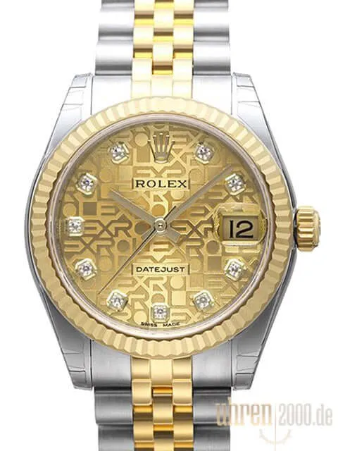 Rolex Datejust 31 178273 Champagner Jubile DIA Jubile-Band